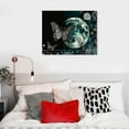 thumbnail image 5 of Autua Butterfly Moon Digital Art Canvas Wall Decor for Home 16x12in, 5 of 6
