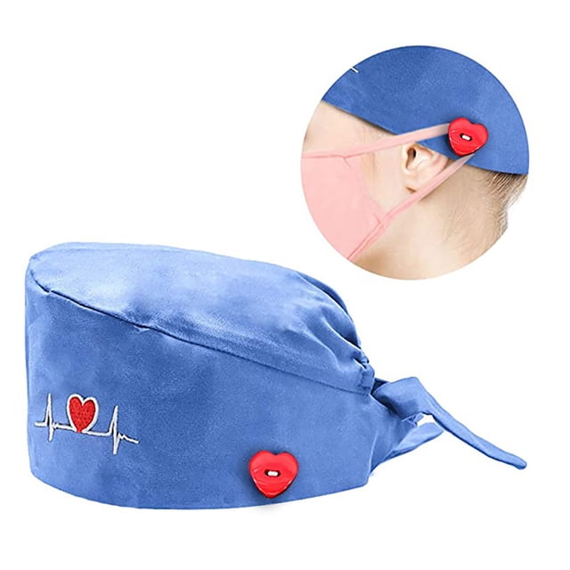 Kelon Baseball Caps Clearance Muslim Hat Fashion Printed Button Work Hat Casual Unisex Scrub Cap
