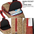 thumbnail image 4 of Sling Backpack,Brown Christmas Pattern Crossbody Bag with Water Bottle Holder,Waterproof Sling Bag for Men/Women with Chest Phone Holder for Hiking,Travel, 4 of 6