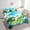 Blue Green, variant on YST Kids Funny Cat Twin Comforter Set 7 Pieces Cute Kawaii Kitten Bedding Comforter Sets for Girls Boys, Love Heart Print Bed in a Bag Cat Paws Bedding Set, Animal Pet Lovers Bed Sheets Set