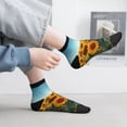 thumbnail image 2 of Pofeuu Sunlit Sunflower Field Print 30cm Socks, Adult Running Hiking Socks for Youth and Adult, 2 of 7