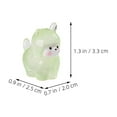 thumbnail image 2 of Worgeous 12pcs Mini Resin Alpaca Ornaments Glow In The Dark Micro Landscape Kit Luminous Cute Alpaca Figurines For Dollhouse Garden Fish Tank Office, 2 of 8