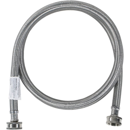 Certified Appliance Accessories WM72SS Braided Stainless Steel Washing Machine Hose, 6ft