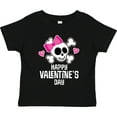 thumbnail image 3 of Inktastic Happy Valentines Day Girls Skull Girls Toddler T-Shirt, 3 of 5