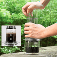 thumbnail image 3 of Portable French Press Coffee Maker Transparent Espresso Coffee Pot Air Press Coffee Machine with Filters for Aero Press, 3 of 6