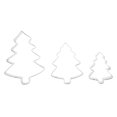 thumbnail image 1 of Cake Cookies Stainless Steel Biscuit Mold Christmas Decorative Desserts Baking Mould Home 3Pcs/Set(Christmas Tree), 1 of 7