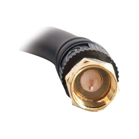 UPC: 0757120291312 | C2G 29131 Value Series F-Type RG6 Coaxial Video Cable  Black (3 Feet  0.91 Meters)