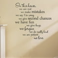 thumbnail image 3 of Wall Sticker Creative English Letter Removable Wall Decal Wall Decor Decal for Living Room, 3 of 6
