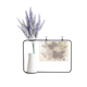 thumbnail image 1 of Elegante Vintage grey Butterfly Wallpaper Tarjeta de jarrón de lavanda artificial, 1 of 3