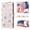 C, variant on Dteck Leather Wallet Case for iPhone 14 Pro Stylish Flower Floral Butterfly Pattern,Kickstand Card Slots Handstrap Flip Folding Scratch Resistant Shockproof Durable Case for iPhone 14 Pro,C