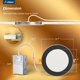 thumbnail image 5 of Luz LED empotrable negra Amico de 6 pulgadas, 12 W, 5 CCT, paquete de 6, 5 of 7
