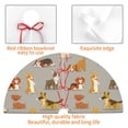 thumbnail image 7 of Cauagu 48" Christmas Tree Skirt Cute Dog Pattern Christmas Tree Decorations Tree Mat for Xmas Decorations Occasion Holiday Home Decor -48", 7 of 7