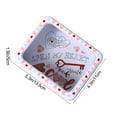 thumbnail image 3 of Anhility Valentine's Day Gifts Boxes with Lid Chocolate Candy Cookie Packaging Boxes Empty Candle Tin Jewelry Cases for Wedding Party Anniversary, 5.3x4.3x1.9 in, White, 3 of 5