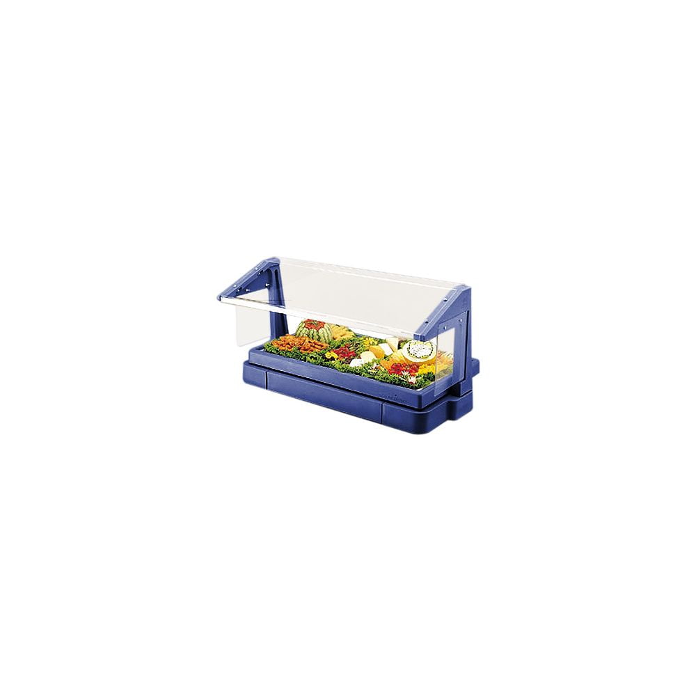 Navy Blue Cambro BBR480186 48" Table Top Buffet Bar With Sneeze Guard 