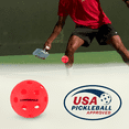 thumbnail image 6 of Mint Sport Cannonballz - Indoor Pickleball Balls Multi-Pack – 26 Hole Fluorescent Ember Pickleball Balls, USAPA Approved Indoor Pickleballs for Training, Practice & Tournament Performance (10 Pack), 6 of 8