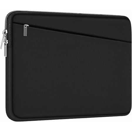17-17.3" Laptop Case with Front Pocket, Slim Bag for HP/Dell/Lenovo/Asus, Black