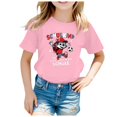 thumbnail image 6 of Godom Girls Tops Fashionable Short Sleeve T-Shirt Girls Cotton Tee Girls Summer T Shirts, 6 of 6