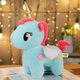 thumbnail image 3 of 2 piezas 10 cm Kawaii suave unicornio peluche juguete animales juguetes bebé niños apaciguar almohada para dormir muñeca regalos de cumpleaños para niñas rosa + azul, 3 of 5