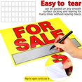 thumbnail image 3 of 4 Pieces 11 x 14 Inch FOR SALE Stickers Sign with 2 Pieces Black Marker Pen and 40 Pieces Transparent Double-Sided Tapes for Cars, Trucks, Garage, Business Sale Sticker Sign Kit, 3 of 7