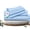 Blue, variant on Reebok Rbk Chill Cooling 4-Piece 300 Thread Count Moisture Wicking White Cotton Tencel Blend Sheet Sets, Twin - Deep Pocket