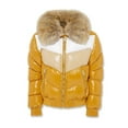 thumbnail image 1 of Jordan Craig Color Blocked Boys Puffer Jacket Wheat 91587b-wheat, 1 of 3