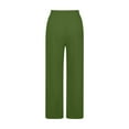 thumbnail image 6 of FAIWAD Kids Girls Wide Leg Sweatpants High Waisted Drawstring Baggy Pants Casual Athletic Joggers Sweat Pants, 6 of 9