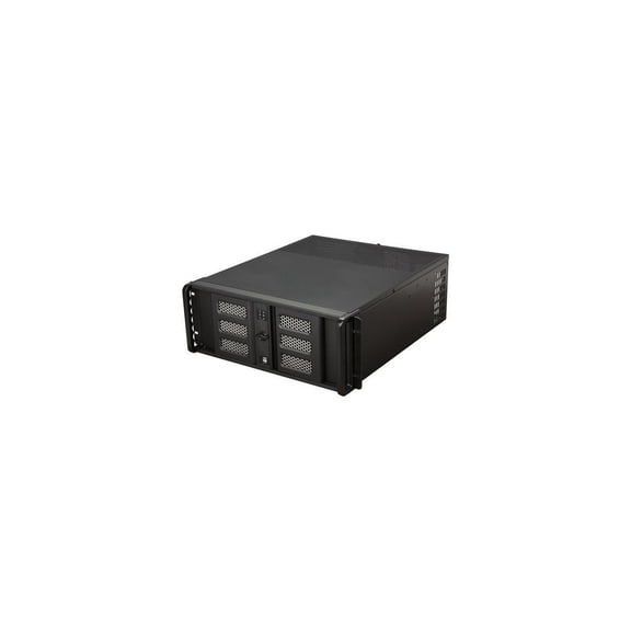 iStarUSA D400-6SE-BK 4U Rackmount Compact Stylish Server Chassis 6 External 5.25" Drive Bays