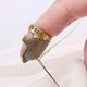 thumbnail image 2 of 1 dedal de costura; protector de dedos; Protector de metal ajustable para dedos; Accesorios de costura, 2 of 6