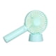 thumbnail image 2 of Ventilador portátil USB con base ajustable, ideal para escritorio o uso manual, color azul, sin batería incluida., 2 of 6