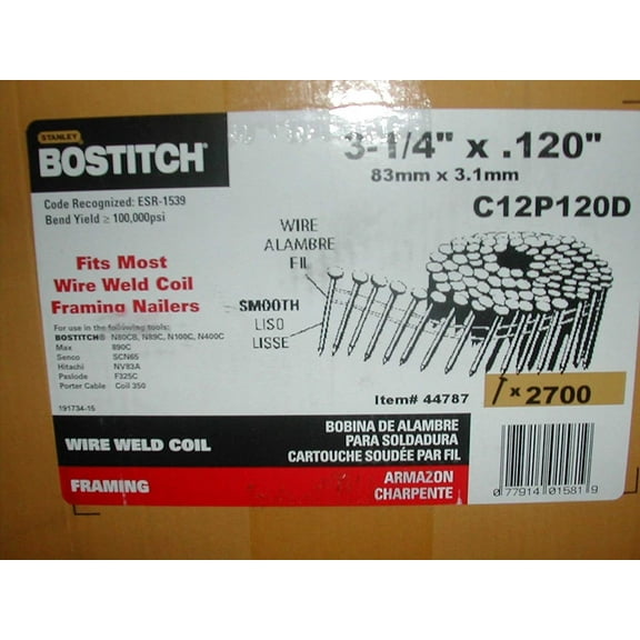 Framing Nail, 3-1/4 In, PK2700
