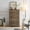 Brown, variant on Farmhouse 6 Drawer Dresser for Bedroom, 48.53" Tall White Wood Dresser with Metal Ring Handles, Chest of Drawers Storage Organizer for Living Room, Hallway, Entryway, Rustic Vintage Design