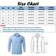 thumbnail image 5 of Camisa De Botones Para Hombre Blusa de manga larga con botón de cuello vuelto para hombre, informal, de otoño, con bolsillo liso (Grey, XXL), 5 of 5