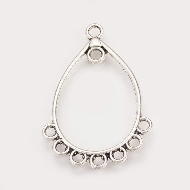 Tibetan Style Chandelier Components Links Alloy Connector Charms for Dangle Earrings Necklace Jewelry Making
