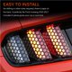 thumbnail image 2 of Sidaley 6 unids/set pegatina de luz trasera de coche estilo de coche luz trasera de panal pegatinas decorativas calcomanías aptas para Mustang Automoción decorativa y accesorios Sidaley VI003694-00, 2 of 6