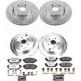 thumbnail image 3 of PowerStop Front and Rear Z26 Street Warrior Carbon-Fiber Ceramic Brake Pad and Drilled and Slotted Rotor Kit Fits: SUBARU Select Models K4088-26, 3 of 9