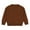 Coffee, variant on HAiming Toddler Kids Girls Boys Crewneck Sweaters Solid Color Long Sleeve Pullover Knit Tops Fall Winter Warm Sweater