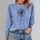thumbnail image 4 of Puntoco Abrigo De Mujer Camiseta De Manga Larga Estampada con Cuello Redondo para Mujer Liquidación De Navidad Puntoco Puntoco-194, 4 of 5
