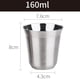thumbnail image 1 of Fiudx Ofertas de la semana Tazas de café de acero inoxidable aisladas de 80 ml y 160 ml, resistentes al óxido, para viajes, 1 of 2