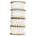 thumbnail image 1 of Perlas Dinheiro para manualidades, cuentas de perlas de imitación, soporte para rollo, adorno de cuentas, cadena de perlas para decoración del hogar, 20 m/66 pies en totalEstilo: Estilo 2;, 1 of 6