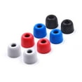 thumbnail image 6 of Consumer Electronics Soft Headset C Sets Earbuds Memory Foam Replacement Eartips T100 T200 T300 T400 BLACK T100 L 3 PAIRS, 6 of 8