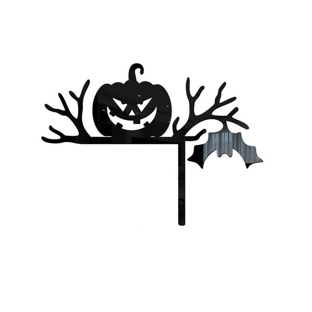 B Halloween 3D Acrylic Mirror Tombstone Sticker For Home Switch Wall Decoration Self Adhesive Spooky Theme Decor For Door Window Glass Easy Apply