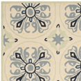 thumbnail image 4 of SAFAVIEH Four Seasons Edna Floral Area Rug, Ivory/Blue, 4' x 6', 4 of 6