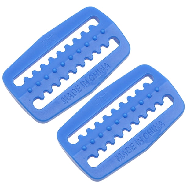 2 piezas 20 mm Buceo pesas Anti -Slide Slide Hebilla () Azul