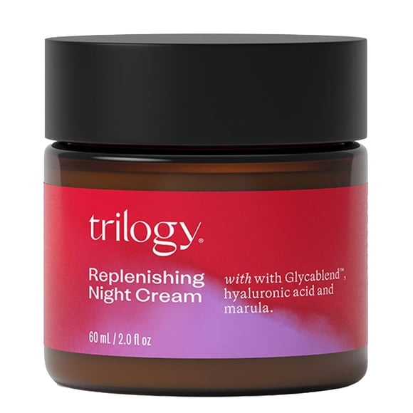 Crema de noche Trilogy Replenishing con glicablend y CoQ10 60 ml