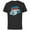 Black, variant on Star Wars Millennium Falcon Red White & Blue Rainbow - Short Sleeve Cotton T-Shirt for Adults - Customized-Black