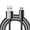 Grey, variant on 5PCS For Android USB Mobile Phone Charging Cable Data Charger Cord