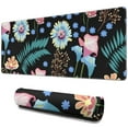 thumbnail image 1 of Garden Flowers Mouse Mat - Ultra-Soft, Cute Design, Non-Slip Rubber Base, Easy Glide, Splash Resistant, Portable & Personalized, Excellent for All Computers, 31.5x11.8 Inch, 1 of 7