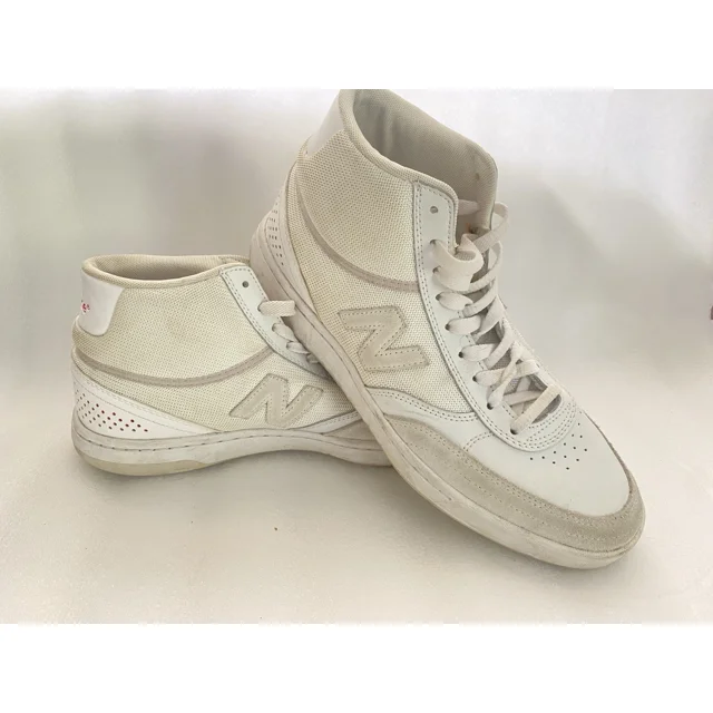 New Balance Numeric 440 Shoes Mens Size 10 White Red High Top Skate Athletic