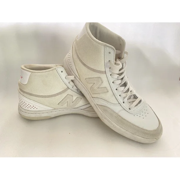 New Balance Numeric 440 Shoes Mens Size 10 White Red High Top Skate Athletic