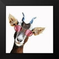 thumbnail image 2 of Curinga, Kim 12x12 Black Modern Framed Museum Art Print Titled - Goofy GoatÂ&nbsp;, 2 of 5